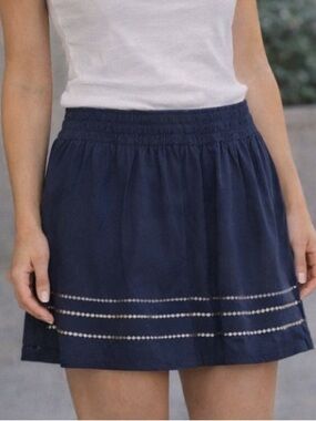 American Eagle Outfitters Vintage Y2K Blue Sequin Skirt - Size Large